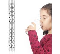 Roberee Filtre Minéraux Baguette, bâton d'eau hydrogène portable en acier inoxydable, purificateur d'ioniseur de filtre PH, baguette d'hydrogène d'eau alcaline minérale pour purifier l'eau