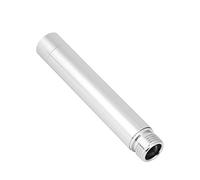 Roberee tuyau d'extension douche en acier inoxydable, 4 pouces G1/2 bras d'extension pommeau douche avec filetage chromé pour pomme douche extension douche salle bain accessoires