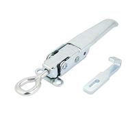 Roberee Verrou de Verrouillage -Métal Boucle de Verrouillage Attache Loquet Loquet Verrouillage Serrure de Corps de remorque de Camion Moraillon de Serrage