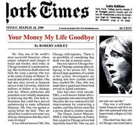 Robert Ashley - Your Money My Life Goodbye