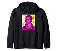 Robert Burns a Red Rose Poème Portrait Sweat à Capuche