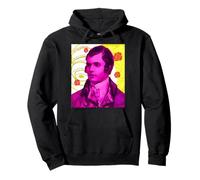 Robert Burns a Red Rose Poème Portrait Sweat à Capuche