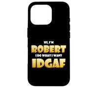 Robert Costume IDGAF Funny Meme Halloween Robber Costume Rob Coque pour iPhone 16 Pro