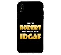 Robert Costume IDGAF Funny Meme Halloween Robber Costume Rob Coque pour iPhone XS Max