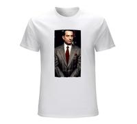Robert De NIRO T-Shirt Man's Fashion White Unisex Tees S