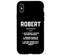 Robert Definition Funny Talented Great Bob Cosplay Roberts Coque pour iPhone X/XS