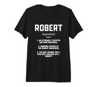 Robert Definition Funny Talented Great Bob Cosplay Roberts T-Shirt Haut de Gamme
