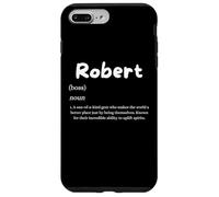 Robert Definition Nom personnalisé Costume personnalisé pour Rob Coque pour iPhone 7 Plus/8 Plus