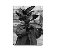 Robert Doisneau Affiche en métal vintage pour pub, club, café, bar, maison, décoration murale, affiche rétro 30 x 40 cm