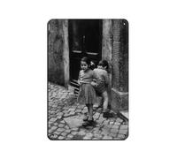 Robert Doisneau Affiche en métal vintage pour pub, club, café, bar, maison, décoration murale, affiche rétro 20 x 30 cm