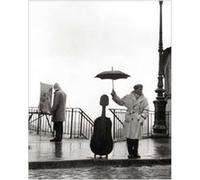 Robert DOISNEAU - Un Musicien Sous la Pluie - AFFICHE G