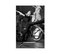 Robert-Doisneaus - Lectures at The Opera, Paris, 1950 - Poster sur toile - Décoration de chambre à coucher, bureau, chambre à coucher, cadeau, sans cadre, 60 x 90 cm