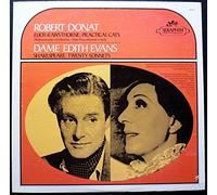 ROBERT DONAT / DAME EDITH EVANS - eliot-rawsthorne: practical cats / shakespeare: 20 sonnets LP