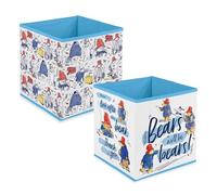 Robert Frederick Paddington Lot de 2 cubes de rangement en tissu