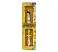 Robert Frederick Stylo à bille Gustav Klimt Fine Art - Stylo à bille à encre noire avec mécanisme de torsion dans une boîte cadeau - Papeterie élégante cadeau