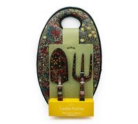 Robert Frederick William Morris Ensemble d'outils de Jardinage et genouillère - Imprimé Blackthorn - Comprend Une Fourche, Une truelle et Un Tapis à Genoux en Mousse à mémoire de Forme - Élégant