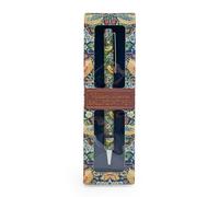 Robert Frederick William Morris Strawberry Thief Stylo à bille dans une boîte cadeau - Stylo à encre noire à pointe torsadée - Cadeau de papeterie élégant