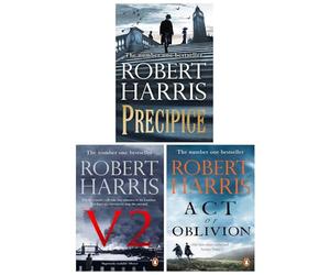 Robert Harris 3 Books Collection Set (V2, Act of Oblivion & Precipice [Hardback])