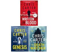 Robert Hunter Series Book 11-13 Collection 3 Books Set (Written in Blood, Genesis & The Death Watcher [Hardback])