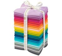 Robert Kaufman Fabrics Kona Cotton Solids FQ-796-25 Elizabeth Hartman Palette de 25 pièces