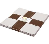 Robert Kaufman Kona TEN-167-42 Lot de 42 carrés de Tissu en Coton 25,4 cm, Multicolore