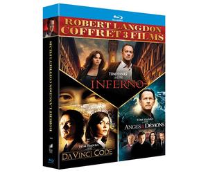 Robert Langdon - Da Vinci Code + Anges & Démons + Inferno - Blu-Ray
