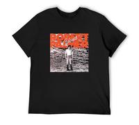 Robert Palmer Clues Men's T-Shirt Unisex Black Cotton Hip Hop Print Tee Shirts L