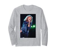 Robert Plant de LED Zeppelin en Concert à Wembley 1992 Manche Longue