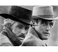 Robert Redford & Paul Newman, Butch CASIDY et The Sundance Kid - Poster A4