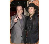 Robert Rodriguez Quentin Tarantino Multivers cinématographique 20,3 x 30,5 cm Décoration murale vintage rétro humoristique pour bar, barbecue, garage, café, restaurant