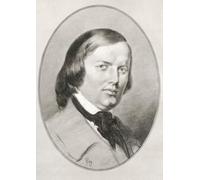 Robert Schumann 1810-1856. Compositeur allemand et critique de musique influent. Illustration de Gordon Ross Artiste et illustrateur américain (1873-1946) tiré des biographies vivantes de grands