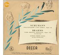Robert Schumann / Johannes Brahms / Kathleen Ferrier , John Newmark - SCHUMANN Frauenliebe und Leben/BRAHMS Vier Ernste Gesänge