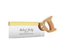 Robert Sorby Select Scie à Tenon Dos Laiton 305mm 12" 15TPI Lame Acier Carbone Coupe Fine Scie Menuiserie Manche Hêtre