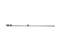 Robert Sorby Select Serre-joint à pompe 1372 mm 54", extra robuste, rail acier, 500 kg force de serrage, mâchoires parallèles, vis Acme double filet