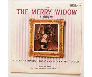 Robert Stolz, The Vienna State Opera Chorus And Orchestra - Lehar: The Merry Widow Highlights [LP]