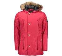 ROBERTO CAVALLI blouson homme anorak veste de transition de marque, avec fermeture éclair , taille:XL, couleur:rouge
