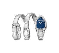Roberto Cavalli by Franck Muller Femmes Analogique Quartz Montre avec Bracelet en Acier Inoxydable RV1L186M0011