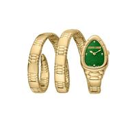 Roberto Cavalli by Franck Muller Femmes Analogique Quartz Montre avec Bracelet en Acier Inoxydable RV1L186M0031
