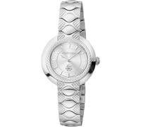 Roberto Cavalli by Franck Muller Femmes Analogique Quartz Montre avec Bracelet en Acier Inoxydable RV1L180M0011