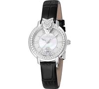 Roberto Cavalli by Franck Muller Femmes Analogique Quartz Montre avec Bracelet en Cuir RV1L215L0011