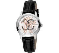Roberto Cavalli by Franck Muller RV1L117L0021 argent noir Montre femme NOUVELLE
