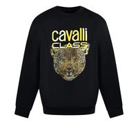 Roberto Cavalli CF062 Black Homme Crew Neck Jumper