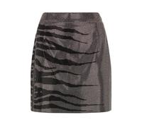 Roberto Cavalli, Femme, Jupes, Gris, Taille: 38 FR Mini-jupe à sequins Tigresse Blanche
