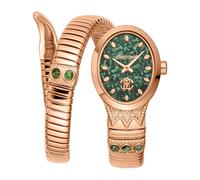 Roberto Cavalli Femmes Analogique Quartz Montre avec Bracelet en Acier Inoxydable RC5L104M0045