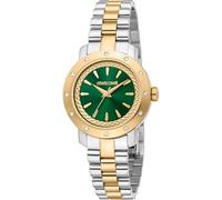 Roberto Cavalli Femmes Analogique Quartz Montre avec Bracelet en Acier Inoxydable RC5L125M0075