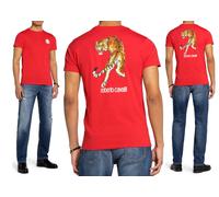 Roberto Cavalli Firenze Imprimé Tigre T-Shirt De Luxe À Col Rond Retro Top Wow