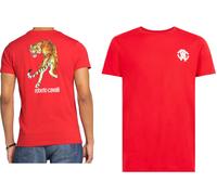 Roberto Cavalli Firenze Tigre Logo Imprimé Luxe Col Rond T-Shirt Haut L