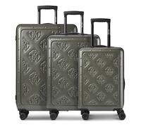 Roberto Cavalli Florence 4 roues Set de valises 3 pièces avec soufflet d'extension olive