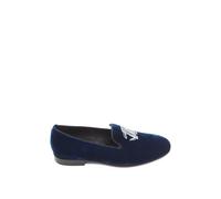 Roberto Cavalli - Florence Pantofola Ricamo Monogramma - Homme - Chaussures - Bleu - Taille: 42 EU