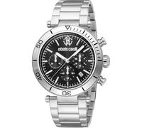 Roberto Cavalli Homme Analogique Quartz Montre avec Bracelet en Acier Inoxydable RC5G128M0055